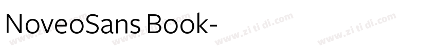 NoveoSans Book字体转换 NoveoSans Book字体转换